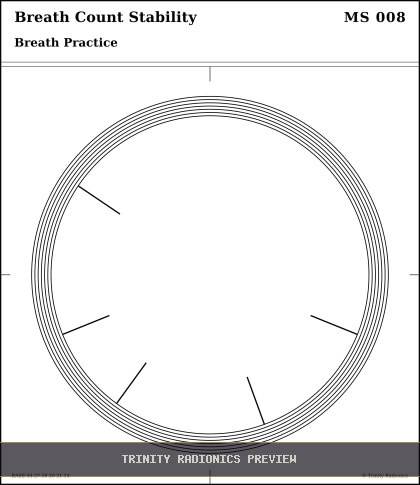 Breath Count Stability Radial radionics card preview