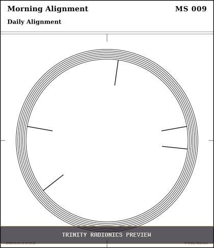 Morning Alignment Radial radionics card preview