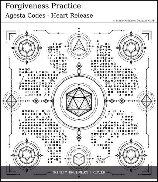 Forgiveness Practice Quantum radionics card preview - Meditation, Prayer & Spiritual Practice - Quantum / Premium
