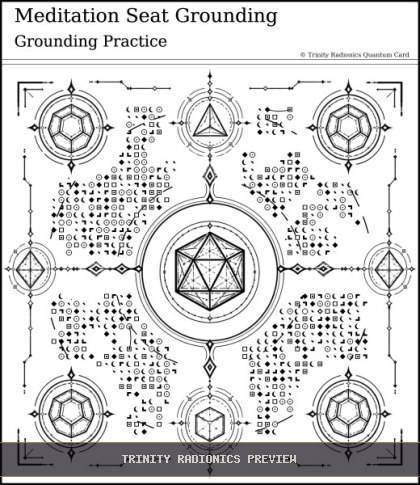 Meditation Seat Grounding Quantum radionics card preview