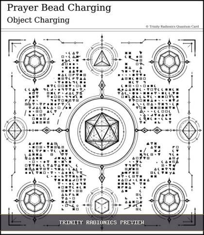 Prayer Bead Charging Quantum radionics card preview