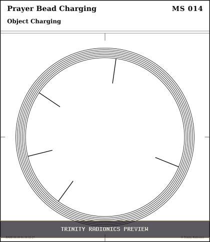 Prayer Bead Charging Radial radionics card preview