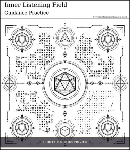 Inner Listening Field Quantum radionics card preview - Meditation, Prayer & Spiritual Practice - Quantum