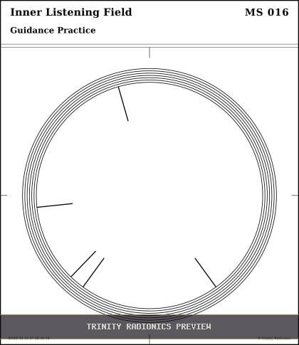 Inner Listening Field Radial radionics card preview