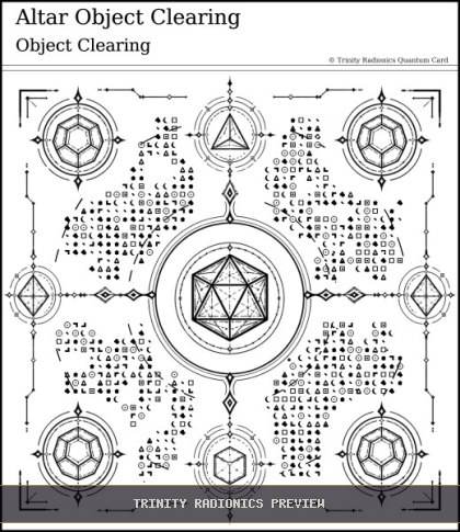 Altar Object Clearing Quantum radionics card preview
