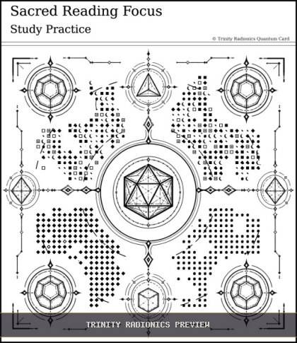 Sacred Reading Focus Quantum radionics card preview