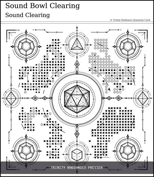 Sound Bowl Clearing Quantum radionics card preview - Meditation, Prayer & Spiritual Practice - Quantum
