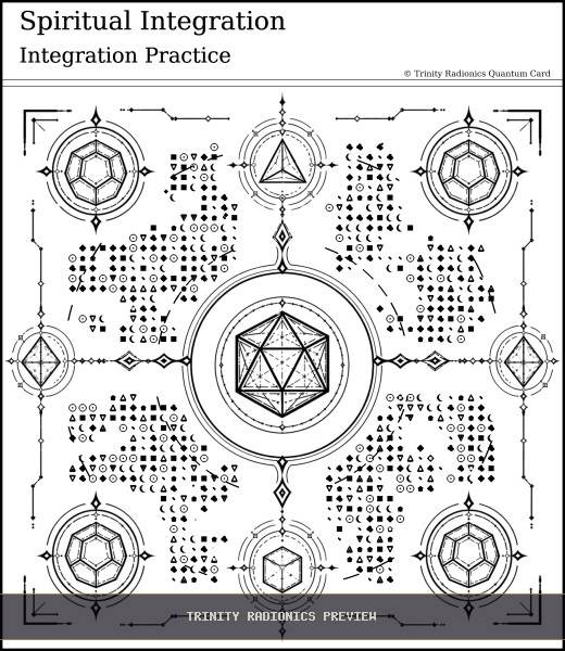Spiritual Integration Quantum radionics card preview - Meditation, Prayer & Spiritual Practice - Quantum