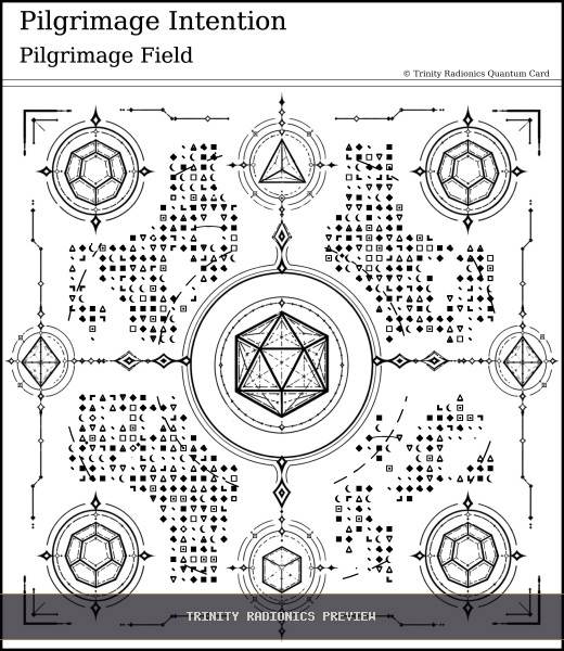 Pilgrimage Intention Quantum radionics card preview - Meditation, Prayer & Spiritual Practice - Quantum