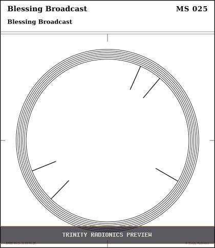 Blessing Broadcast Radial radionics card preview
