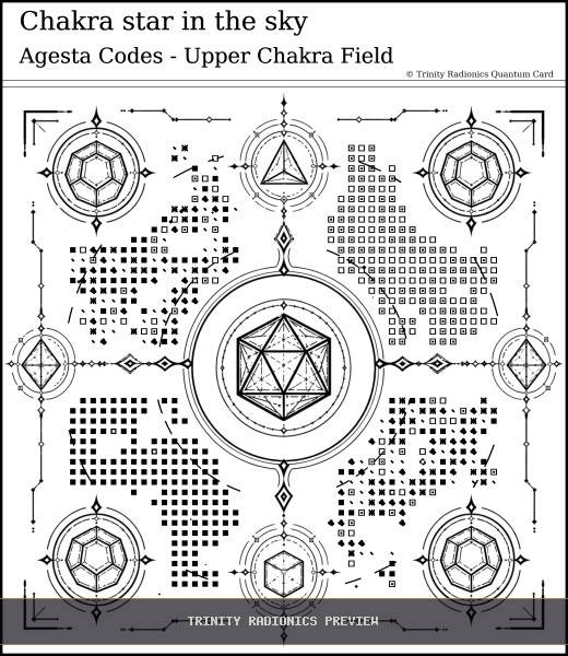 Chakra star in the sky Quantum radionics card preview - Elements, Colours & Subtle Bodies - Quantum / Premium