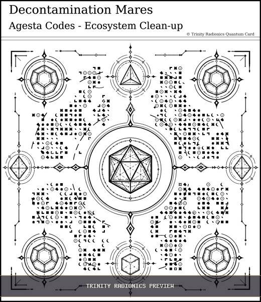 Decontamination Mares Quantum radionics card preview - Water & Environmental Clean Up - Quantum / Premium