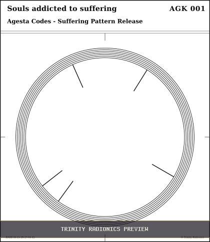 Souls addicted to suffering Radial radionics card preview