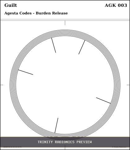 Guilt Radial radionics card preview