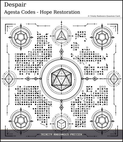 Despair Quantum radionics card preview - Karma & Ancestral Patterns - Quantum / Premium