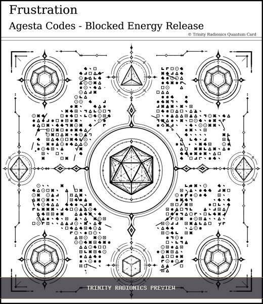 Frustration Quantum radionics card preview - Karma & Ancestral Patterns - Quantum / Premium