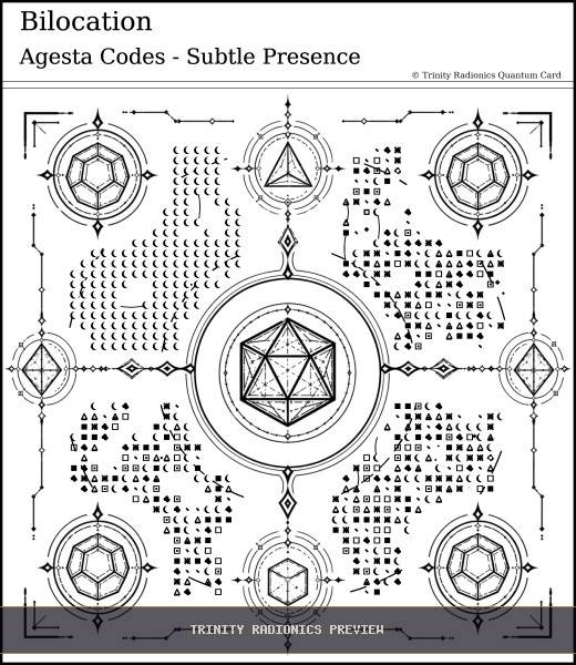 Bilocation Quantum radionics card preview - Psychic Gifts & Divination - Quantum / Premium