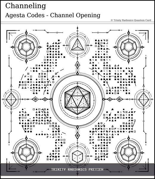 Channeling Quantum radionics card preview - Psychic Gifts & Divination - Quantum / Premium