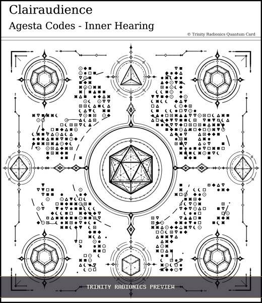 Clairaudience Quantum radionics card preview - Psychic Gifts & Divination - Quantum / Premium