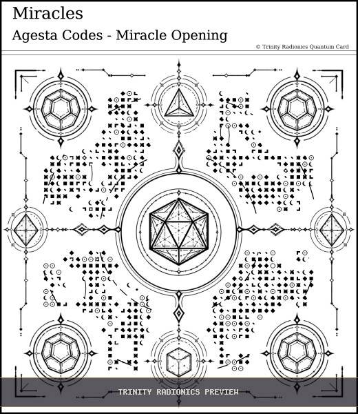 Miracles Quantum radionics card preview - Psychic Gifts & Divination - Quantum / Premium