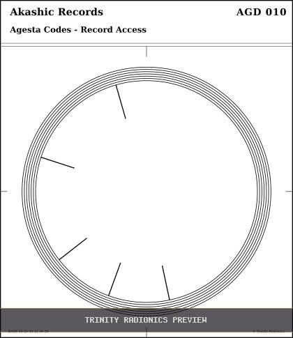 Akashic Records Radial radionics card preview