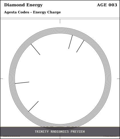 Diamond Energy Radial radionics card preview