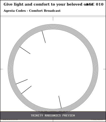 Give light and comfort to your beloved ones Radial radionics card preview