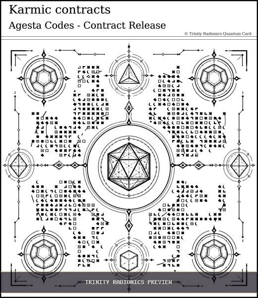 Karmic contracts Quantum radionics card preview - Karma & Ancestral Patterns - Quantum / Premium