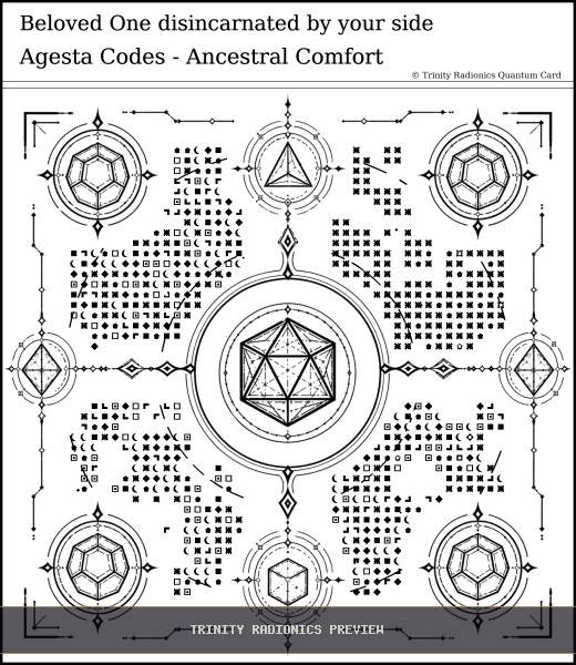 Beloved One disincarnated by your side Quantum radionics card preview - Meditation, Prayer & Spiritual Practice - Quantum / Premium