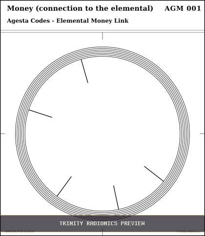 Money (connection to the elemental) Radial radionics card preview