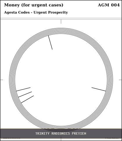 Money (for urgent cases) Radial radionics card preview