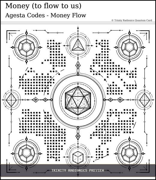 Money (to flow to us) Quantum radionics card preview - Work, Money & Prosperity - Quantum / Premium