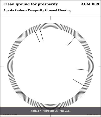 Clean ground for prosperity Radial radionics card preview