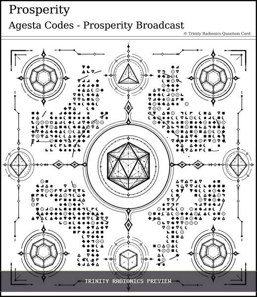 Prosperity Quantum radionics card preview - Work, Money & Prosperity - Quantum / Premium