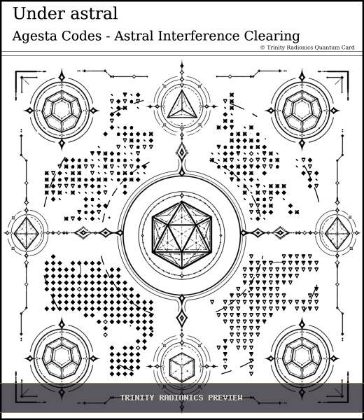 Under astral Quantum radionics card preview - Protection & Shielding - Quantum / Premium