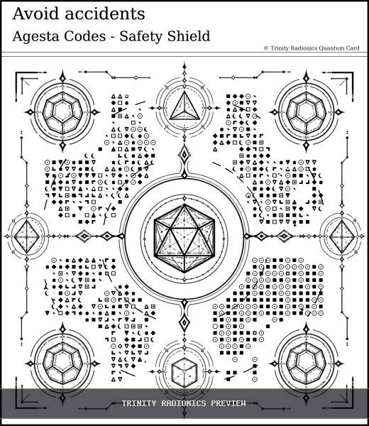Avoid accidents Quantum radionics card preview - Protection & Shielding - Quantum / Premium