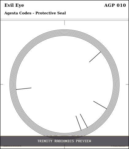 Evil Eye Radial radionics card preview