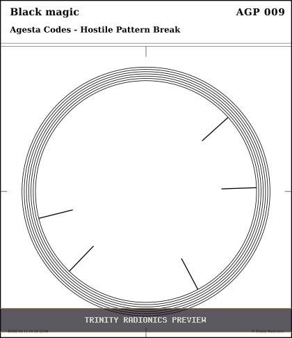 Black magic Radial radionics card preview