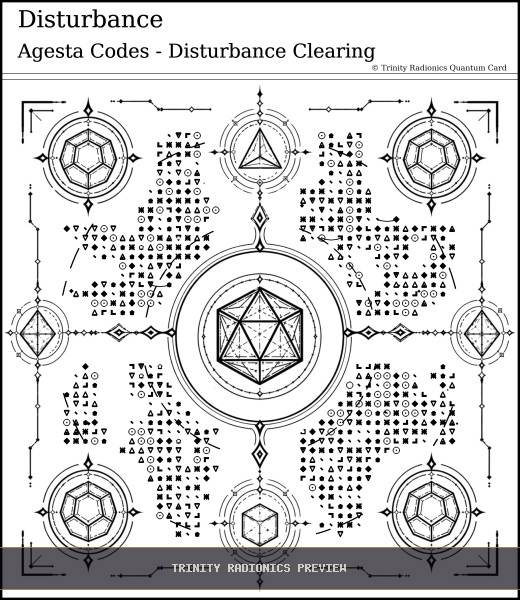 Disturbance Quantum radionics card preview - Clearing & Return Operations - Quantum / Premium